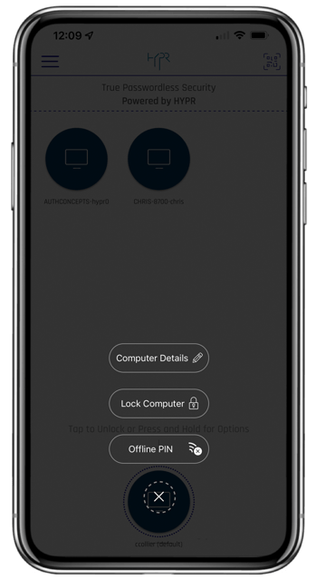 HYPR Mobile Menu