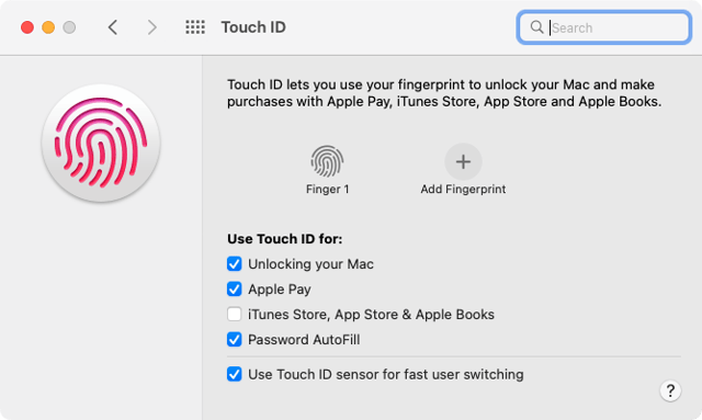 Touch ID Touch ID