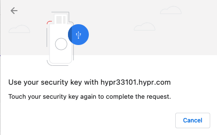 Touch Security Key Touch Security Key