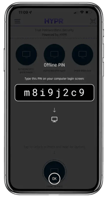 Offline PIN on Phone