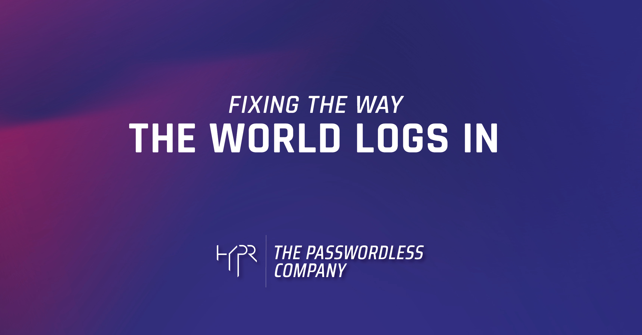 Fixing the Way the World Logs In